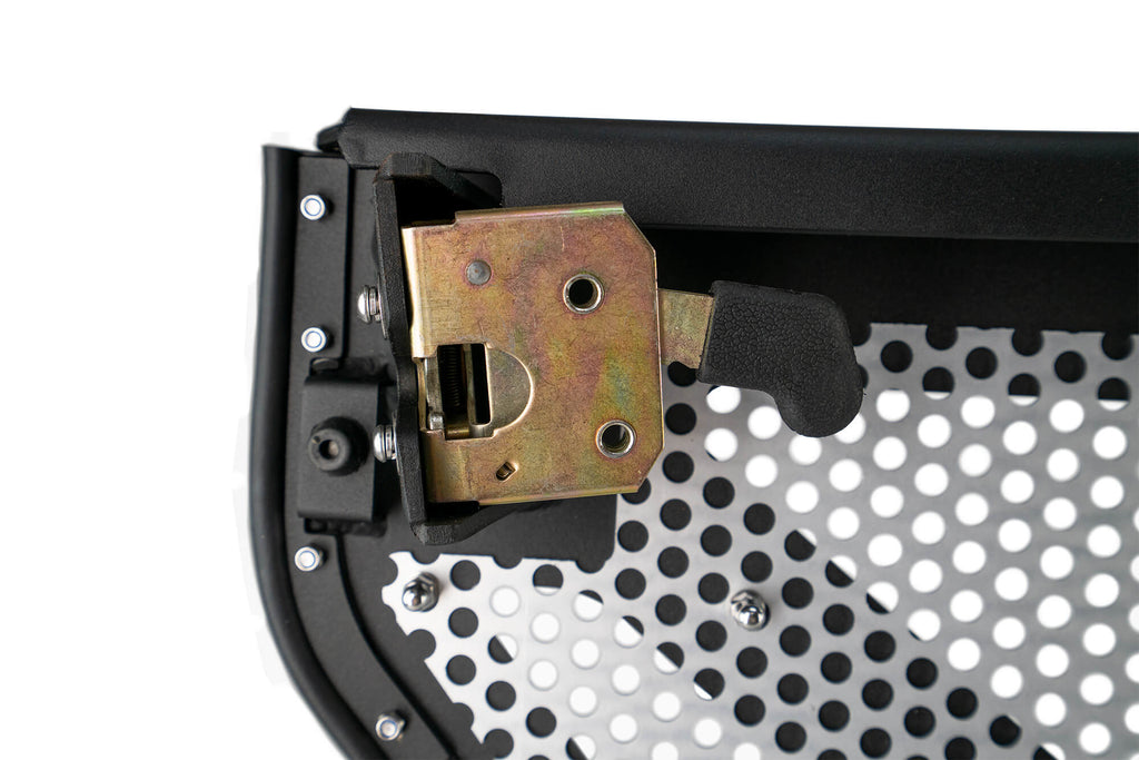 DV8 Offroad HDJL-01R Half Door with Aluminum Mesh; Rear for Select Jeep Gladiator, Jeep Wrangler