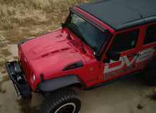 Load image into Gallery viewer, DV8 Offroad HDMB07-02 Hood; Heat Dispersion for Select Jeep Wrangler, Jeep Wrangler JK