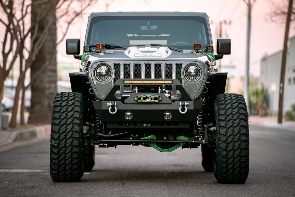 DV8 Offroad HDMBJL-01 Hood; Heat Dispersion for Select Jeep Gladiator, Jeep Wrangler