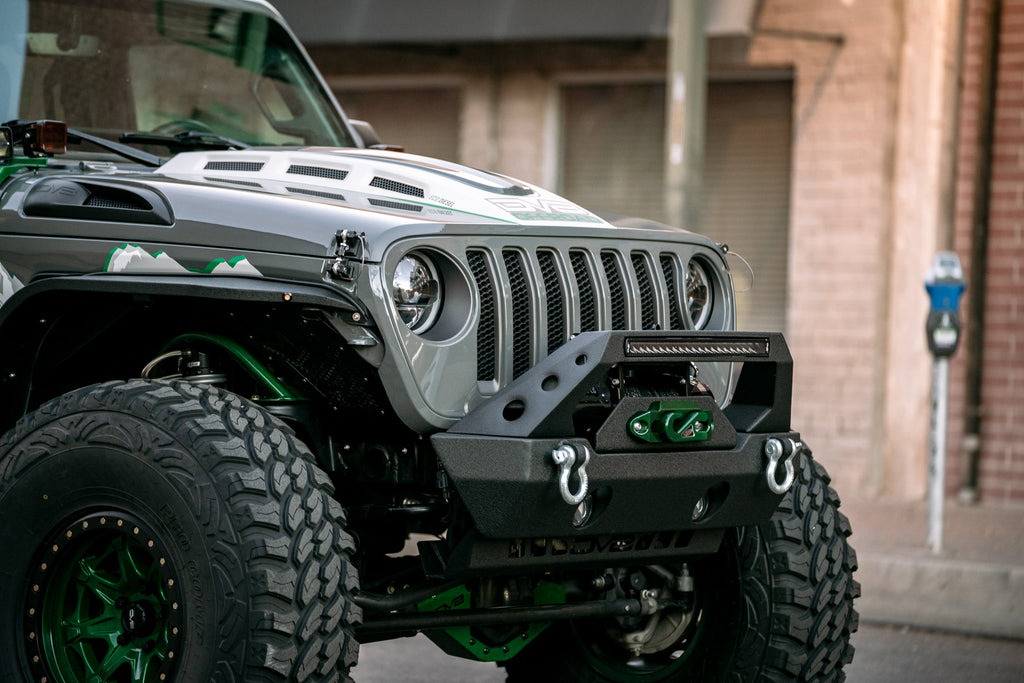DV8 Offroad HDMBJL-01 Hood; Heat Dispersion for Select Jeep Gladiator, Jeep Wrangler