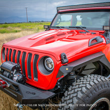 Load image into Gallery viewer, DV8 Offroad HDMBJL-01 Hood; Heat Dispersion for Select Jeep Gladiator, Jeep Wrangler