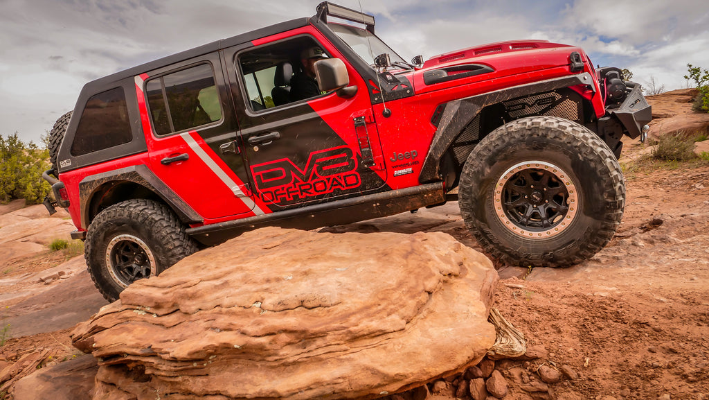 DV8 Offroad HDMBJL-01 Hood; Heat Dispersion for Select Jeep Gladiator, Jeep Wrangler