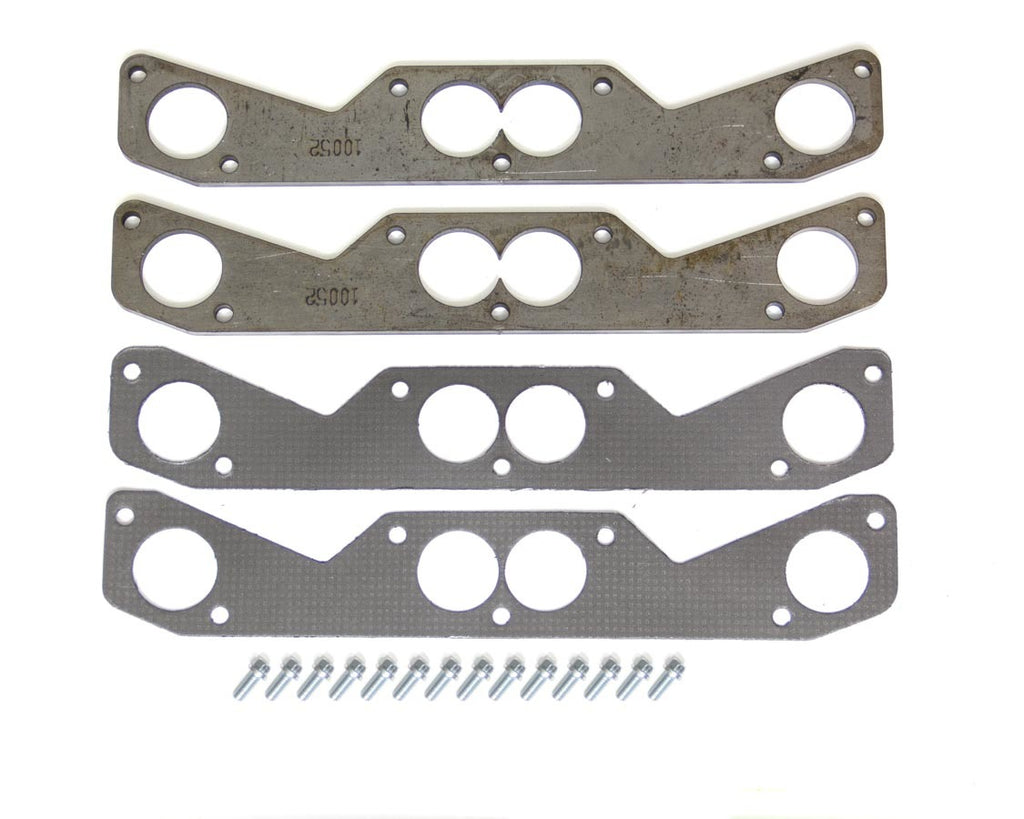 HEDMAN 10052 SB Chevy 1.875in Flanges Round Port Outer Flange