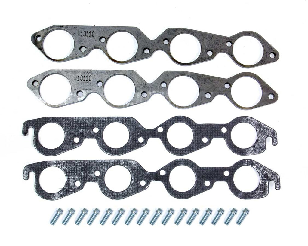 HEDMAN 10110 BB Chevy 2.375in Flanges Round Port