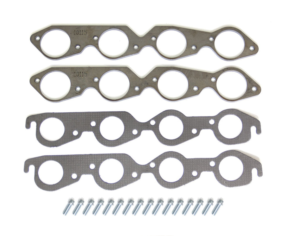 HEDMAN 10115 BB Chevy 2.5in Flanges Round Port
