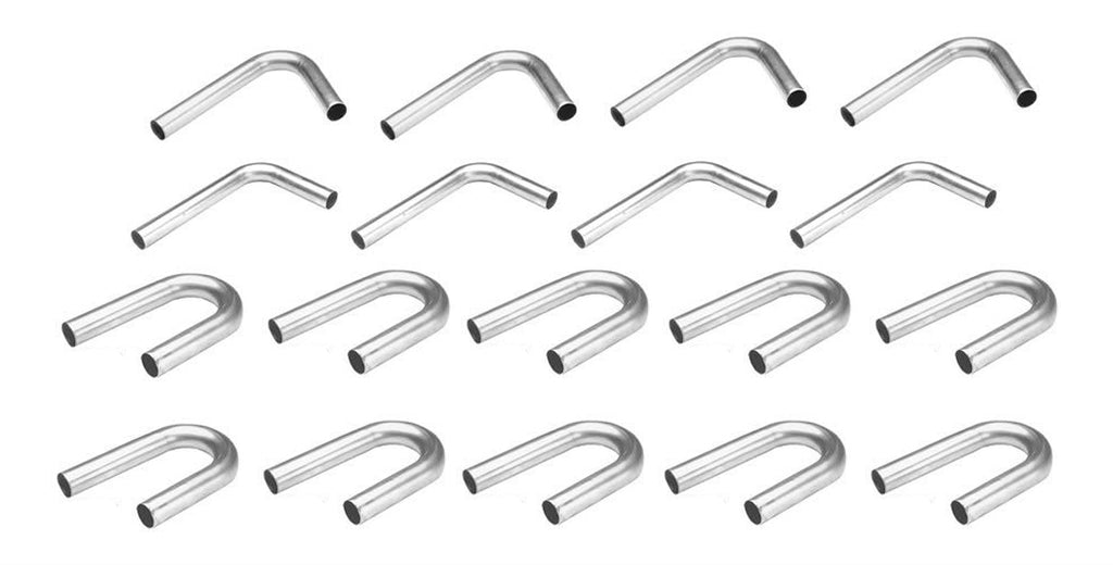 HEDMAN 12024 Box Of Bends 2.125in 10-180 4-120 4-90 Bends