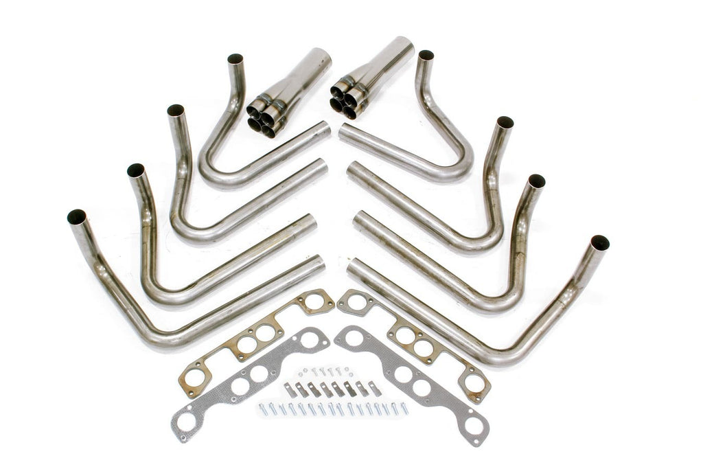 HEDMAN 65645 SBC Weld-Up Header Kit 2in Brodix Spread Port