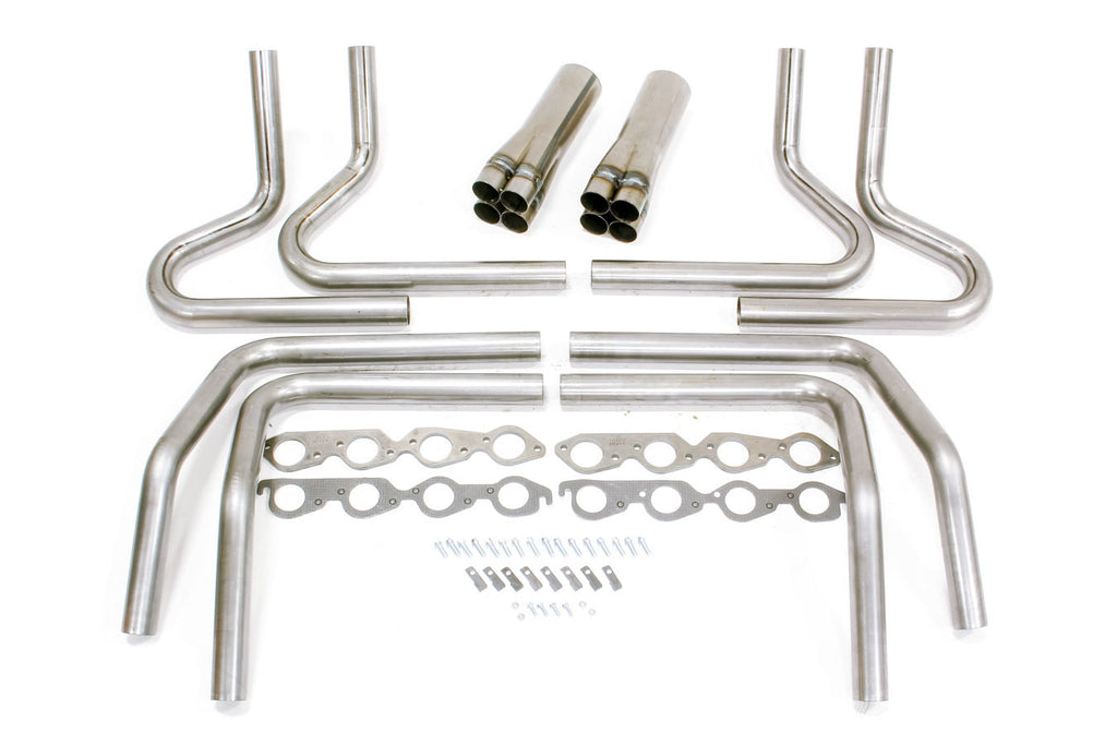 HEDMAN 65671 2-1/8in BBC Weld Up Kit- 4in Slip On Collector