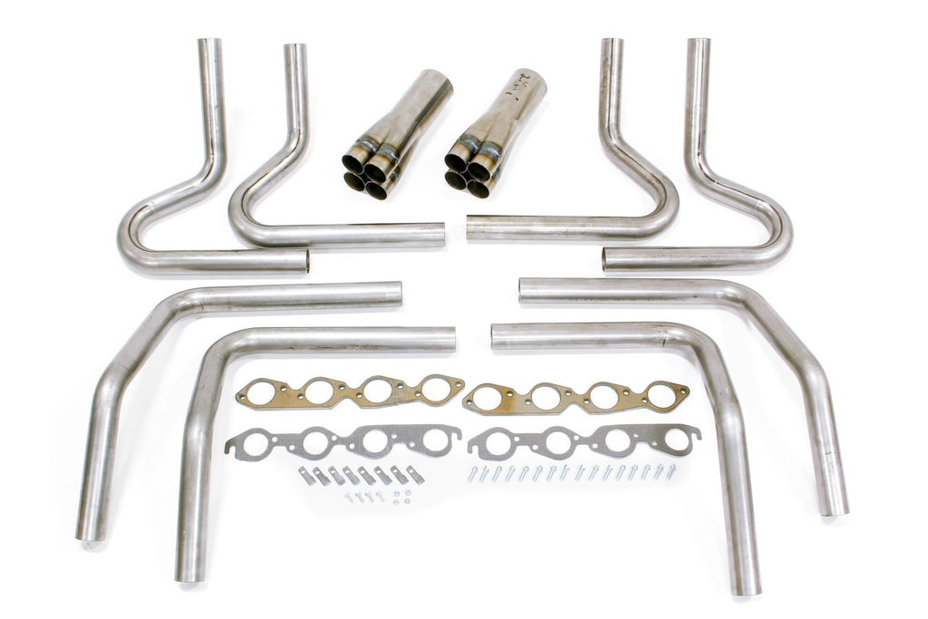 HEDMAN 65676 2-1/4in BBC Weld Up Kit- 4in Slip On Collector