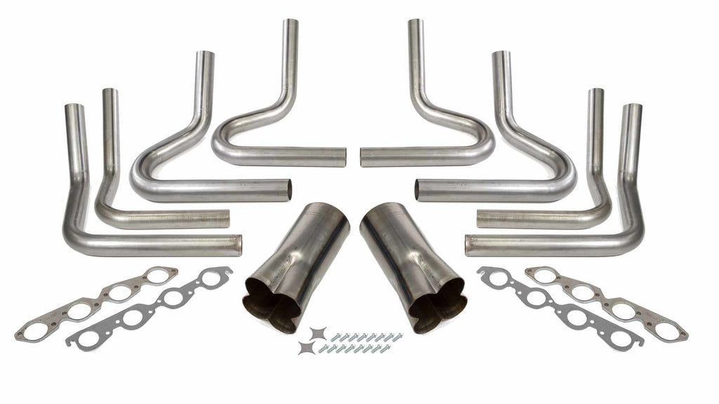HEDMAN 65685 2-1/2in BBC Weld Up Kit- 5in Weld On Collector