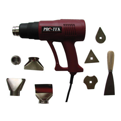 Pro-Tek HG-1020 1500W Heat Gun With 12 Temperature Settings 6 Low And 6 High From   221°C  To 626°C   430°F  To  1160°F