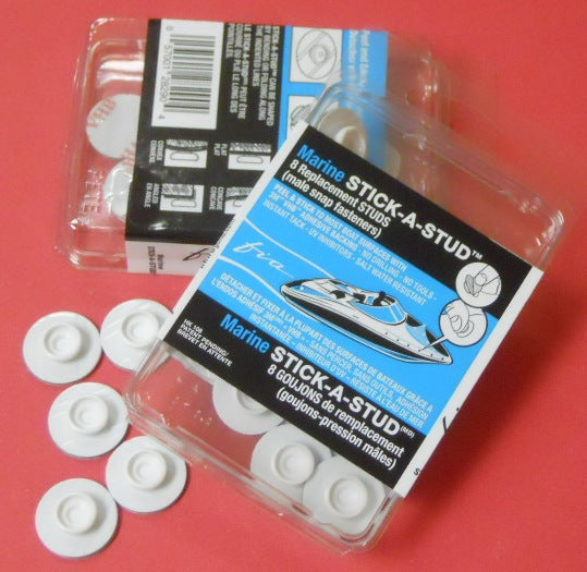FIA HK104 WHITE REPLACEMENT HARDWARE KIT STICK-A-STUDS - WHITE