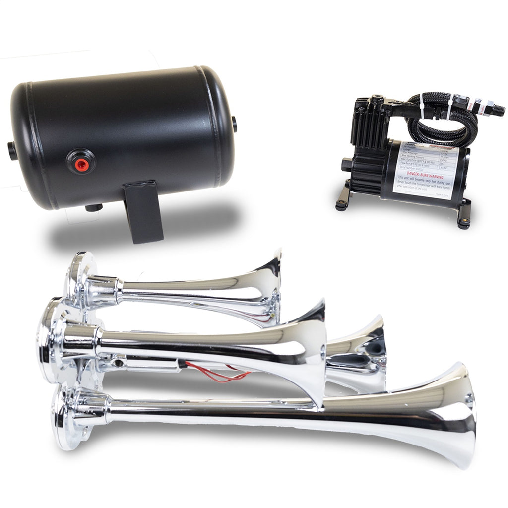 Kleinn Automotive Air Horns HK4 Pro Blaster™ Quad Horn Kit