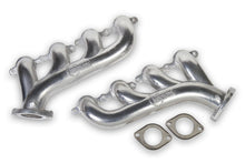 Load image into Gallery viewer, HOOKER 8501-1 GM LS Cast Iron Exhaust Manifolds Silver Finish