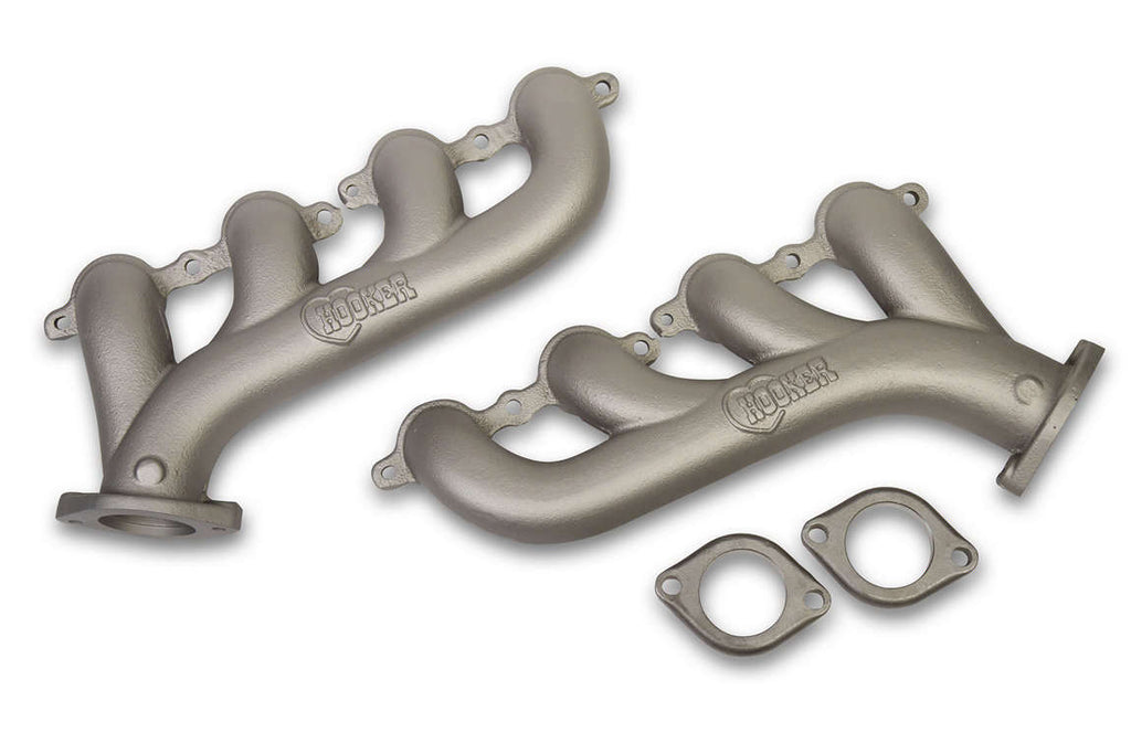 HOOKER 8501-4 GM LS Cast Iron Exhaust Manifolds Ti- Finish
