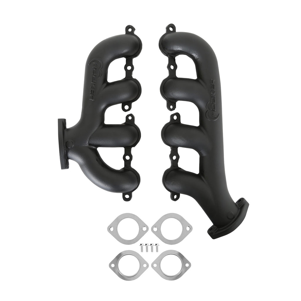 HOOKER 8506-3HKR Exhaust Manifold Set GM LS w/SBC Exit