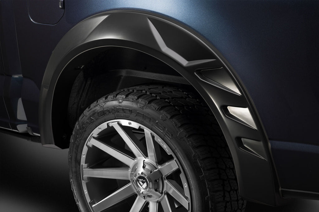 Husky Liners 2804944 Husky Liners DRT Fender Flares Black Smooth Finish 4-Piece Set for Select Chevrolet Silverado