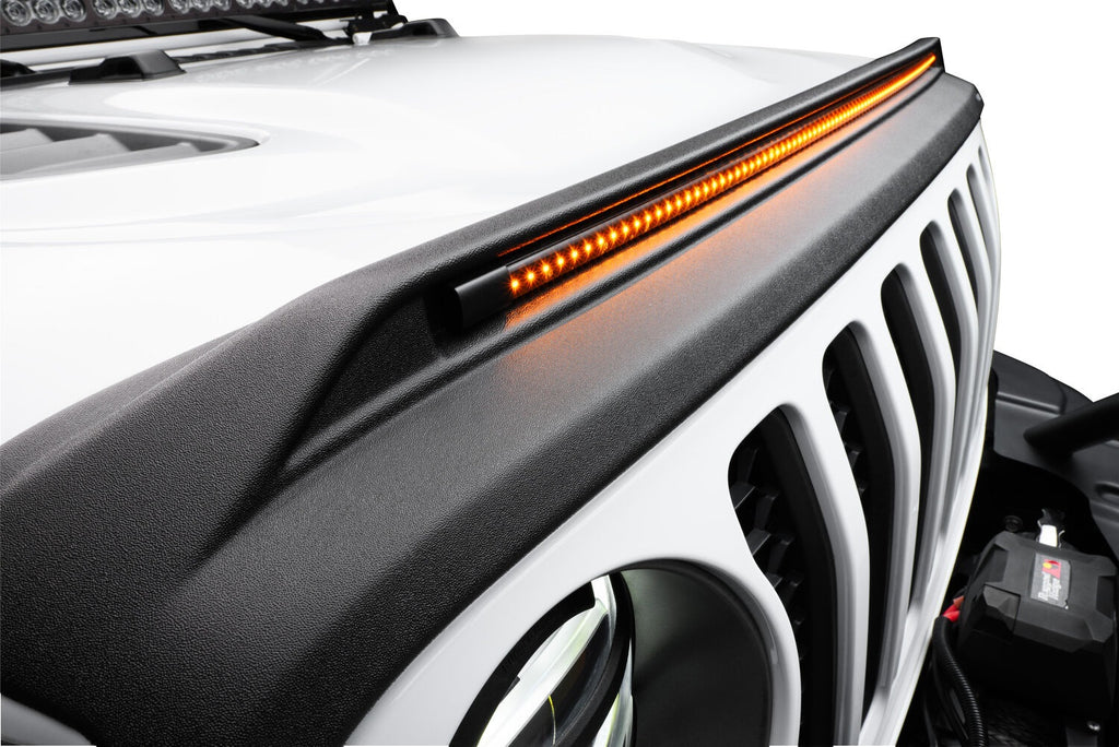 Husky Liners 2820060 Aeroskin Lightshield PRO Hood Protector for Select Jeep Wrangler, Jeep Wrangler JK