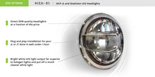 Load image into Gallery viewer, DV8 Offroad HLCJL-01 LED Headlights; Chrome for Select Jeep Gladiator, Jeep Wrangler