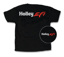 Load image into Gallery viewer, HOLLEY 10044-LGHOL T-Shirt - Large w/Holley EFI SS Logo - Black
