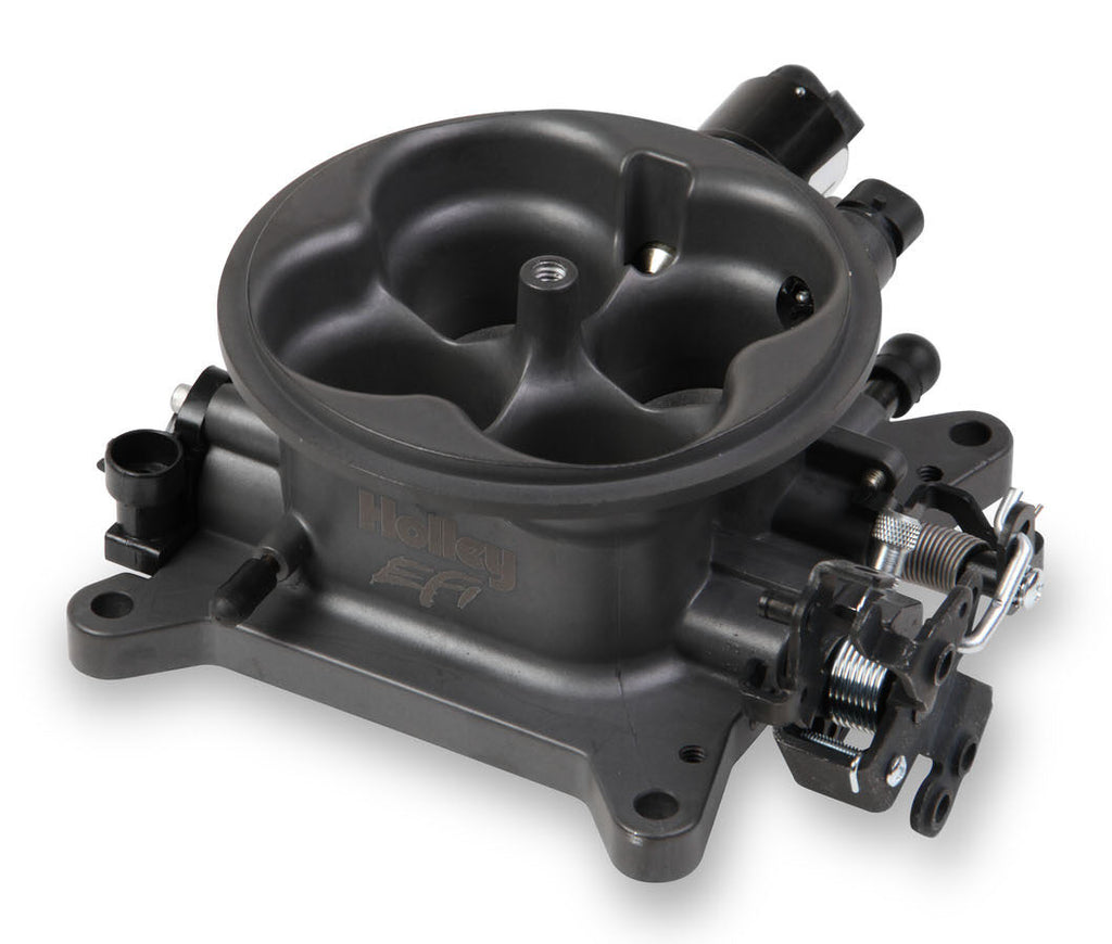 HOLLEY 112-587 MPFI Throttle Body 1000 CFM Hard Core Gray