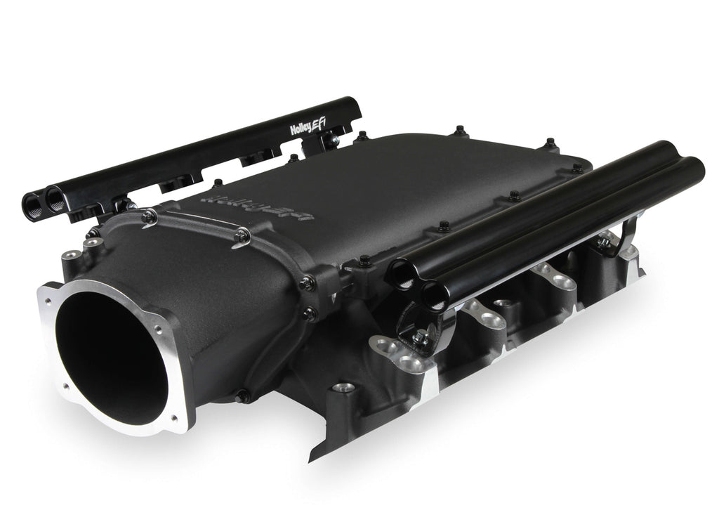 HOLLEY 300-684BK LS3 Low Ram Intake Kit Dual Injector Front Feed