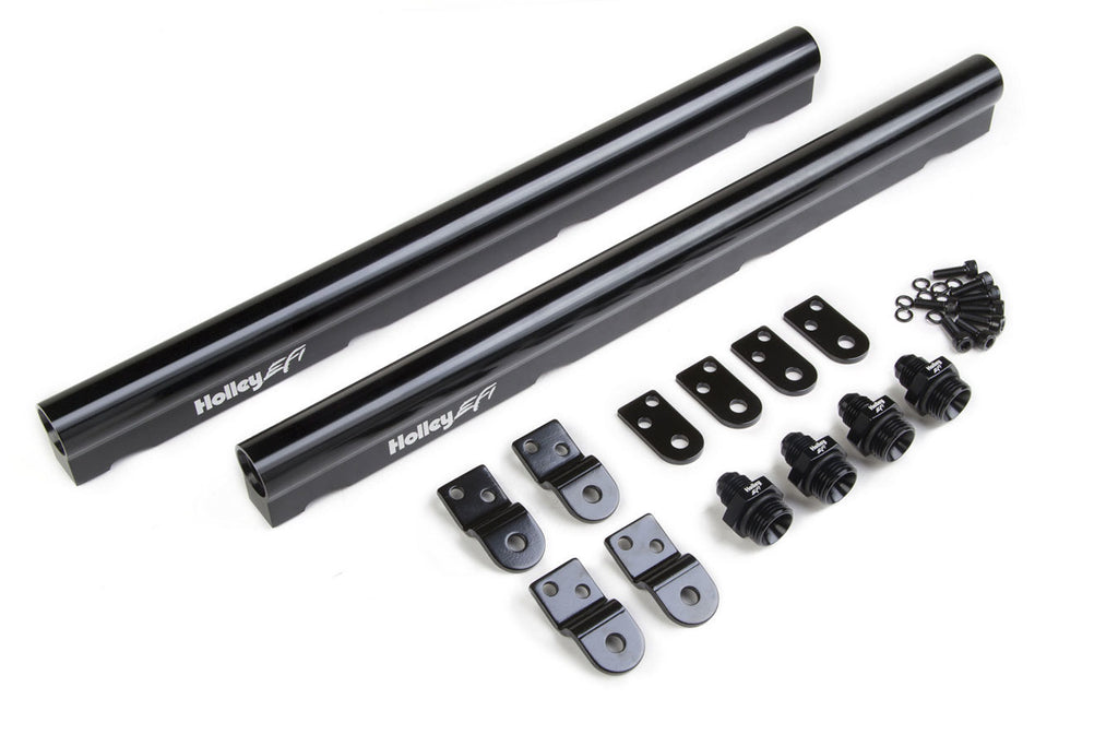 HOLLEY 534-209 Billet Alm. Fuel Rails - GM LS Factory Intakes