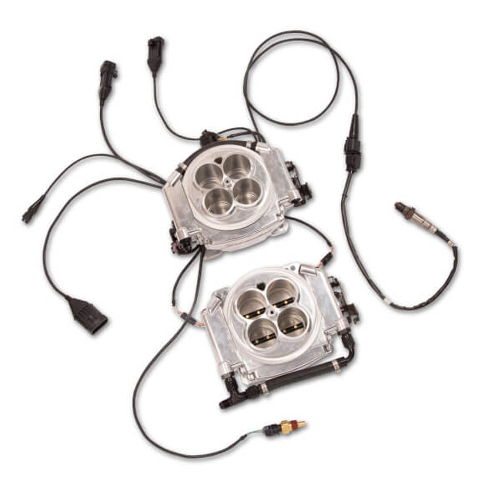 HOLLEY 550-531 Super Sniper 4150 2x4 EFI Kit - Polished