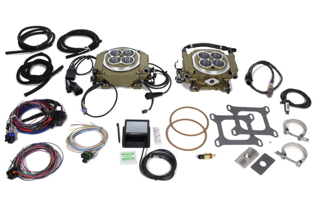 HOLLEY 550-533 Super Sniper 4150 2x4 EFI Kit - Gold