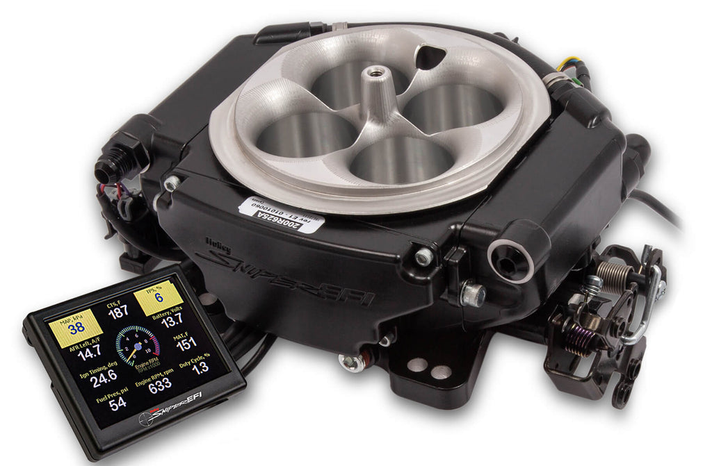 HOLLEY 550-541 Sniper 900CFM EFI X-Flow Kit - Black