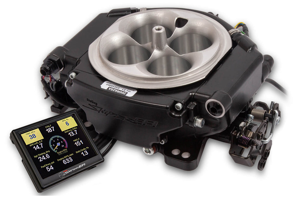 HOLLEY 550-545 Sniper EFI Xflow System 900 CFM Black Finish