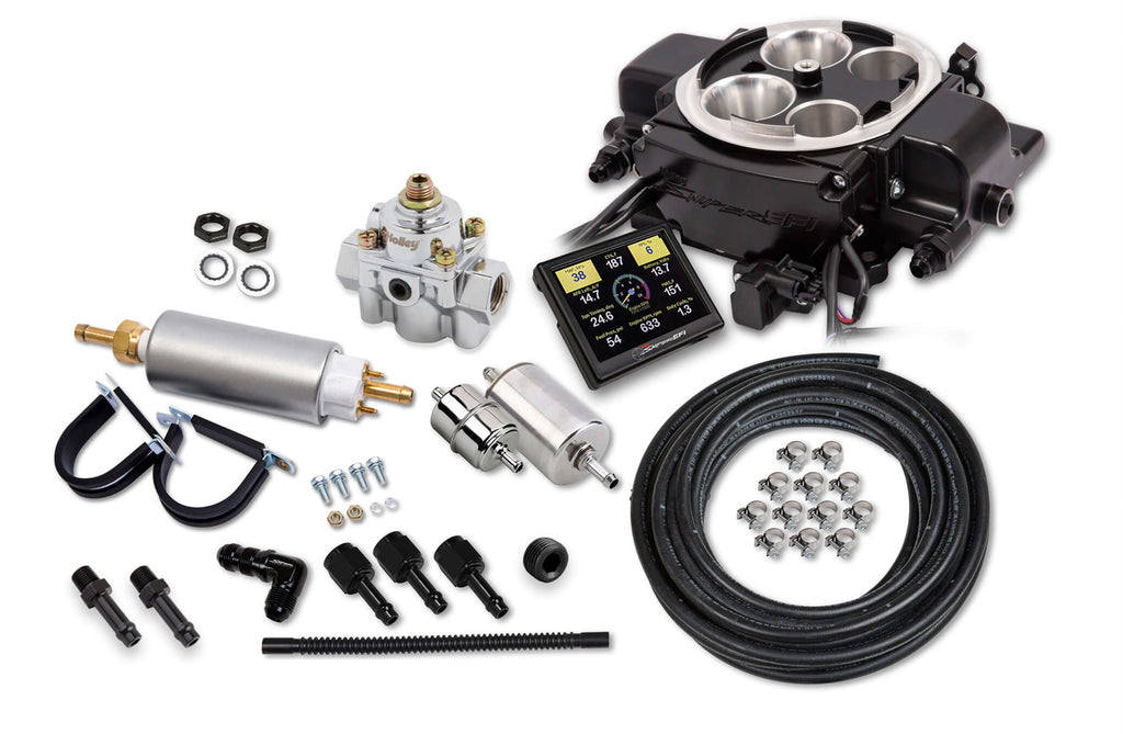 HOLLEY 550-868K Sniper Quadrajet EFI Master Kit - Black