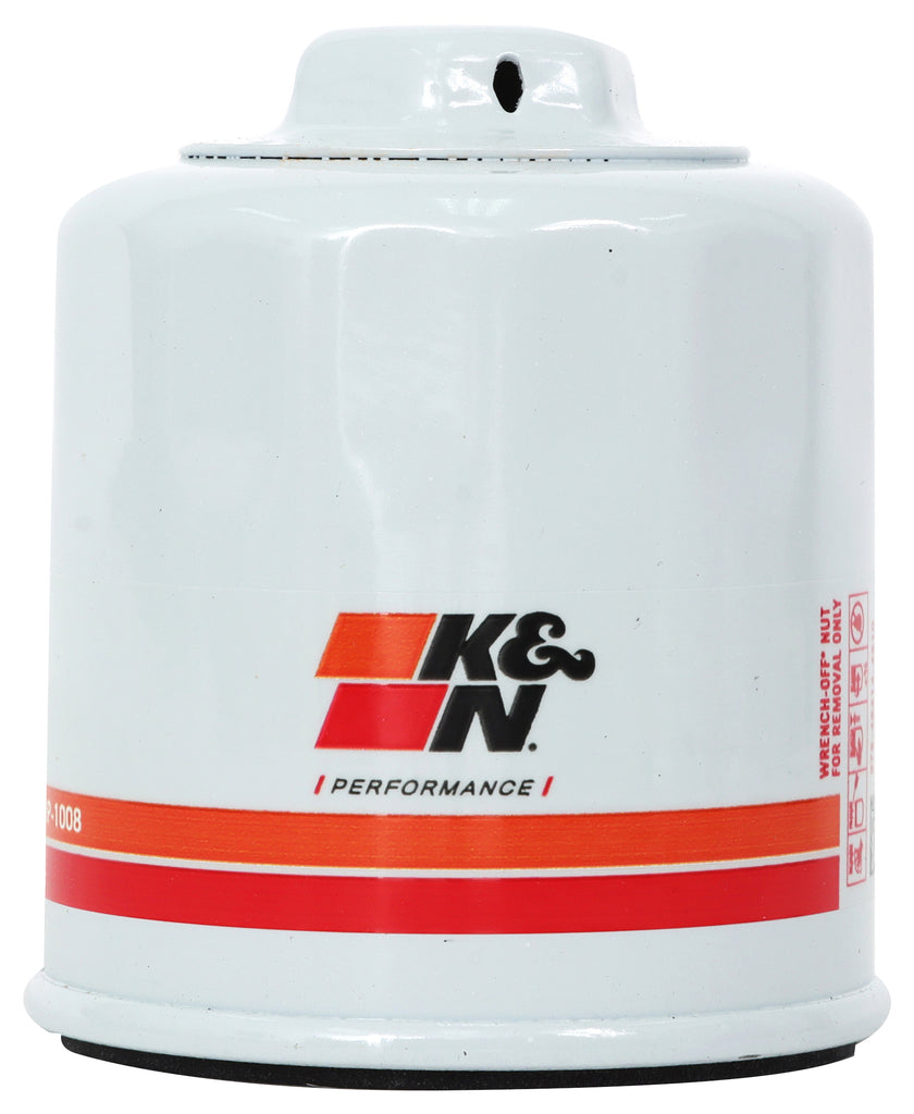K&N HP-1008 Oil Filter for Select Acura CSX, Acura EL, Acura ILX, Acura Integra, Acura MDX, Acura RDX, Acura RL, Acura RLX, Acura RSX, Acura TL, Acura TLX, Acura TSX, Acura ZDX, Alfa Romeo 147, Alfa Romeo 156, Alfa Romeo 4C, Chevrolet City Express,