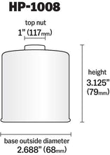 Load image into Gallery viewer, K&amp;N HP-1008 Oil Filter for Select Acura CSX, Acura EL, Acura ILX, Acura Integra, Acura MDX, Acura RDX, Acura RL, Acura RLX, Acura RSX, Acura TL, Acura TLX, Acura TSX, Acura ZDX, Alfa Romeo 147, Alfa Romeo 156, Alfa Romeo 4C, Chevrolet City Express,
