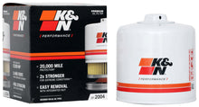 Load image into Gallery viewer, K&amp;N HP-2004 Oil Filter for Select Alfa Romeo 164, Alfa Romeo Alfetta, Alfa Romeo Berlina, Alfa Romeo GT Veloce, Alfa Romeo GTV-6, Alfa Romeo Milano, Alfa Romeo Spider, Alfa Romeo Sport, Alfa Romeo Sprint, Aston Martin Lagonda, Bertone X-1/9, Chrysler