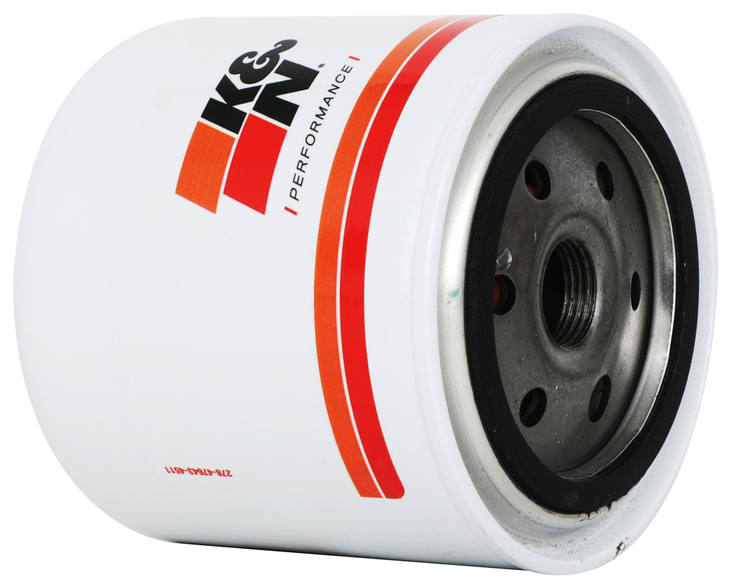 K&N HP-2010 Oil Filter for Select Blue Bird Vision School Bus, Cadillac STS, Cadillac XLR, Chevrolet Silverado HD, Chevrolet Silverado HD, Chrysler 300, Chrysler Aspen, Chrysler Cirrus, Chrysler Sebring, Dodge Avenger, Dodge Caliber, Dodge Challenger,