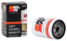 Load image into Gallery viewer, K&amp;N HP-2011 Oil Filter for Select Chevrolet Captiva Sport, Chevrolet Express Cargo, Chevrolet Express Pasajeros, Chevrolet Silverado 2500, Dodge Dakota, Dodge Durango, Dodge Nitro, Dodge Ram 1500, Ford Edge, Ford Escape, Ford Expedition, Ford Explorer,