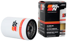 Load image into Gallery viewer, K&amp;N HP-2012 Oil Filter for Select Buick Enclave, Buick LaCrosse, Buick Regal Sportback, Cadillac ATS, Cadillac CT4, Cadillac CT5, Cadillac CT6, Cadillac CTS, Cadillac Escalade, Cadillac Escalade ESV, Cadillac SRX, Cadillac XT5, Cadillac XT6, Cadillac