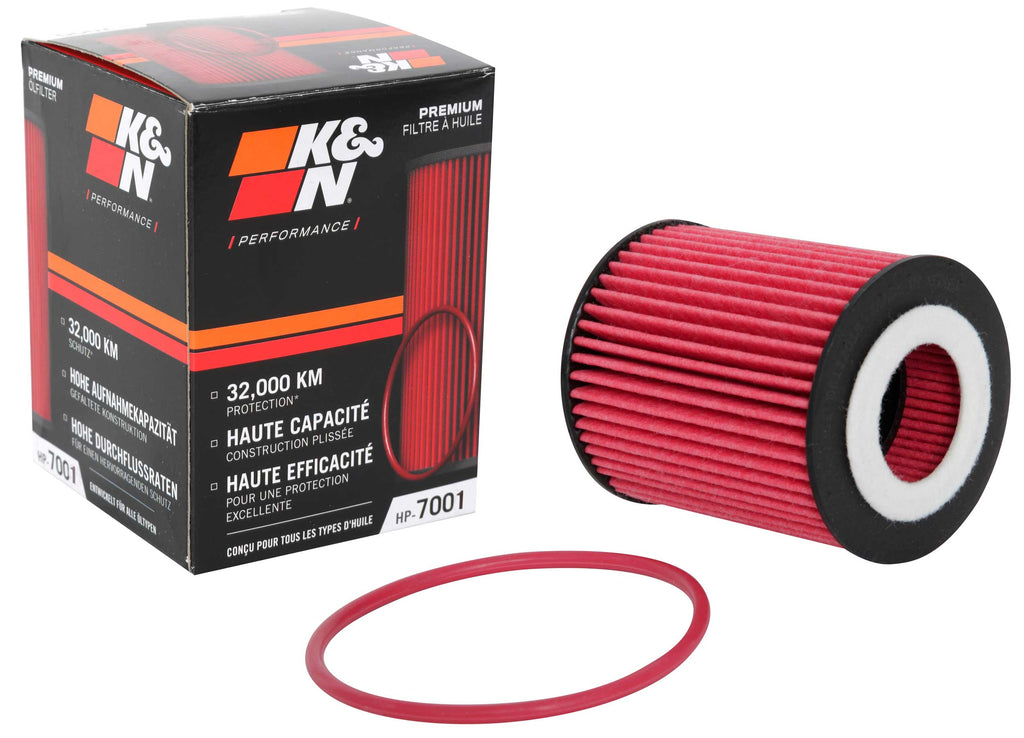 K&N HP-7001 Oil Filter for Select Cadillac Catera, Chevrolet Astra, Chevrolet Vectra, Chevrolet Zafira, Saturn L300, Saturn LS2, Saturn LW2, Saturn LW300, Saturn Vue