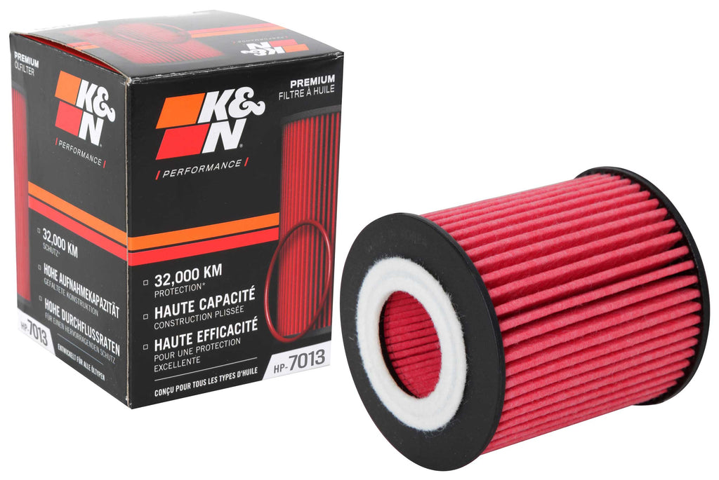 K&N HP-7013 Oil Filter for Select Ford EcoSport, Ford Escape, Ford Fusion, Ford Mondeo, Mazda 3, Mazda 5, Mazda 6, Mazda CX-7, Mazda Tribute, Mercury Mariner, Mercury Milan