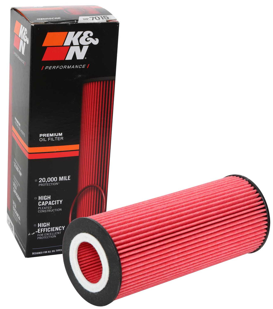 K&N HP-7015 Oil Filter for Select Audi A4, Audi A4 Quattro, Audi A5, Audi A5 Quattro, Audi A6, Audi A6 Quattro, Audi A7 Quattro, Audi A8 Quattro, Audi Q5, Audi Q7, Audi S4, Audi S5, Audi SQ5, Porsche Cayenne, Porsche Panamera, Volkswagen Touareg