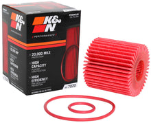 Load image into Gallery viewer, K&amp;N HP-7020 Oil Filter for Select Lexus ES300h, Lexus ES350, Lexus GS200t, Lexus GS300, Lexus GS350, Lexus IS200t, Lexus IS300, Lexus IS350, Lexus LC500h, Lexus LS500h, Lexus NX200t, Lexus NX300, Lexus NX300h, Lexus RC200t, Lexus RC300, Lexus RC350,