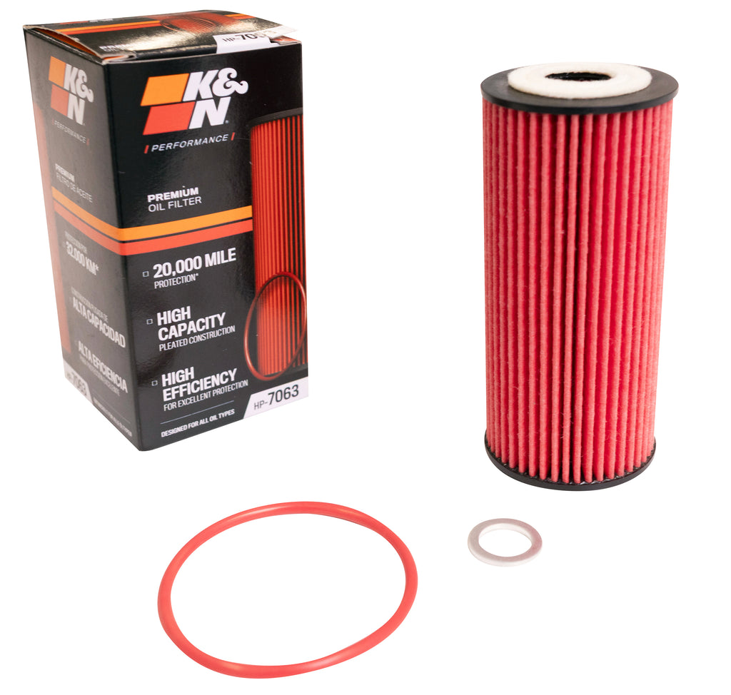 K&N HP-7063 Oil Filter for Select Genesis G70, Kia Stinger