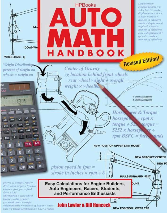 HP BOOKS HP1554 Auto Math Handbook