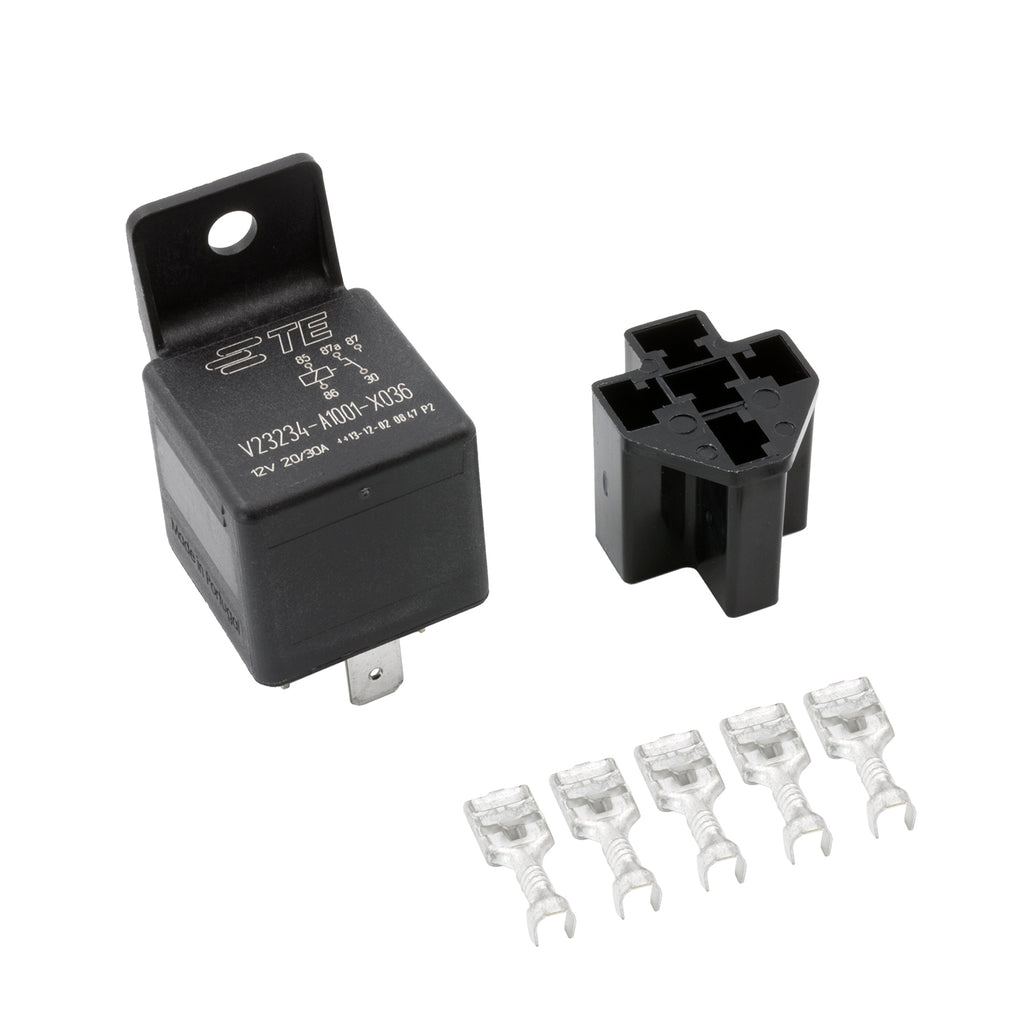Dedenbear HPR HIGH POWER 30 AMP RELAY WITH MOUNTING BRACKET AND TERMINALS