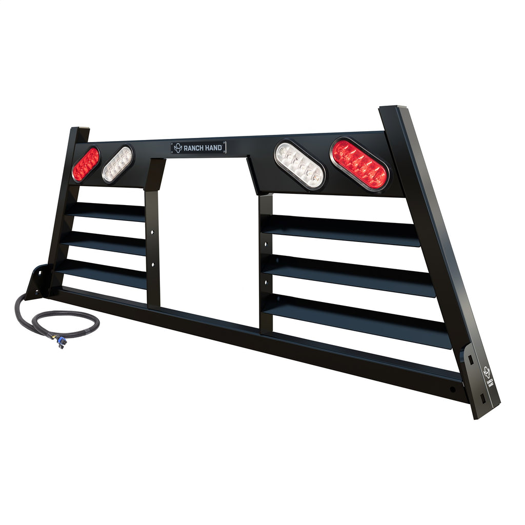 Ranch Hand HRLWL200 Legend Series Headache Rack for Select Chevrolet Colorado, Chevrolet Silverado 1500, Chevrolet Silverado LD, Chevrolet Silverado LTD, Chevrolet Silverado HD, Chevrolet Silverado HD, Dodge Ram 1500, Dodge Ram 2500, Dodge Ram 3500, Ford