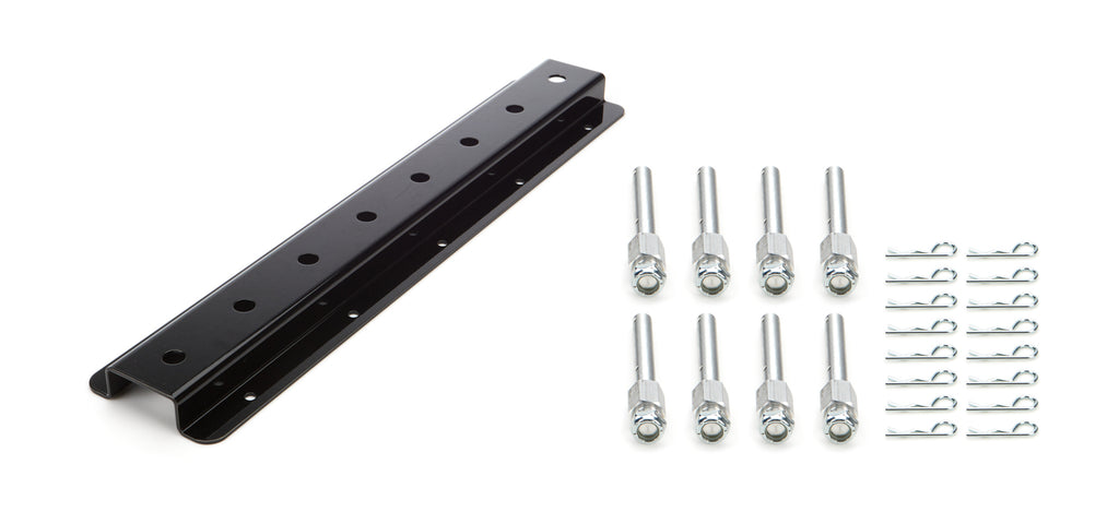HEPFNER RACING PRODUCTS HRP6522D-20-BLK Shock Rack Wall Mounts Double 20in Black