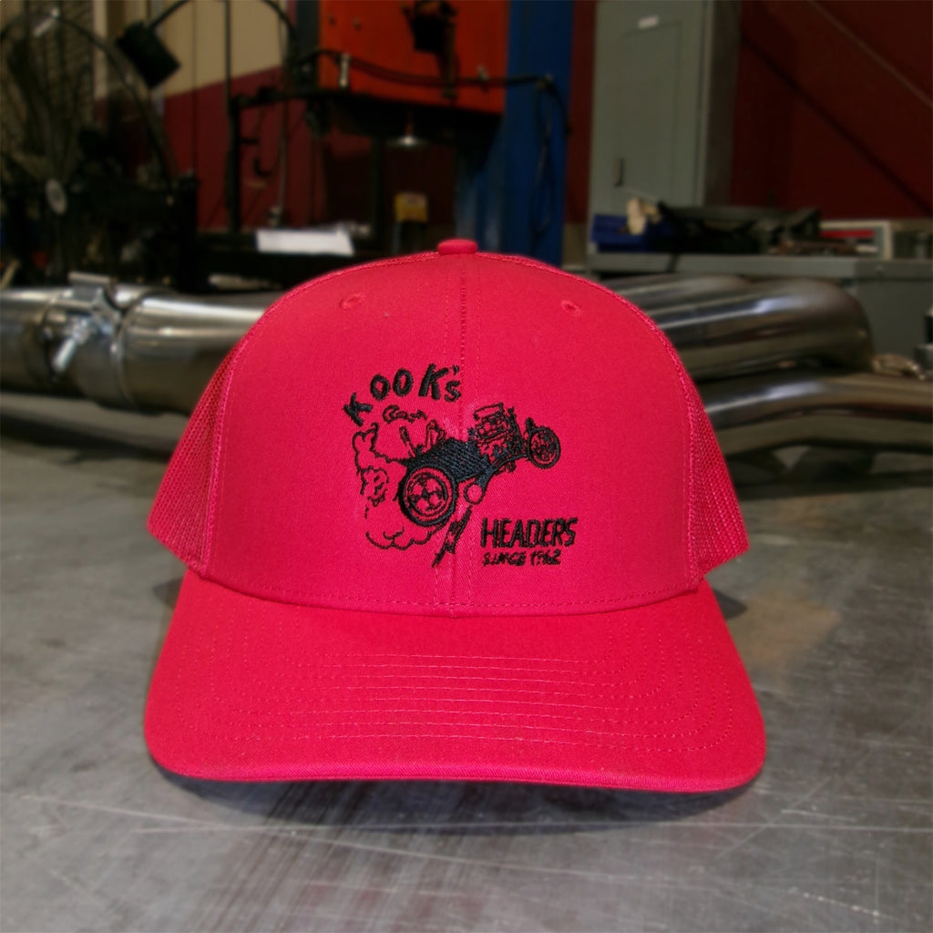 Kooks Custom Headers HT-100613 KOOKS Old School Logo Hat-Red Snapback