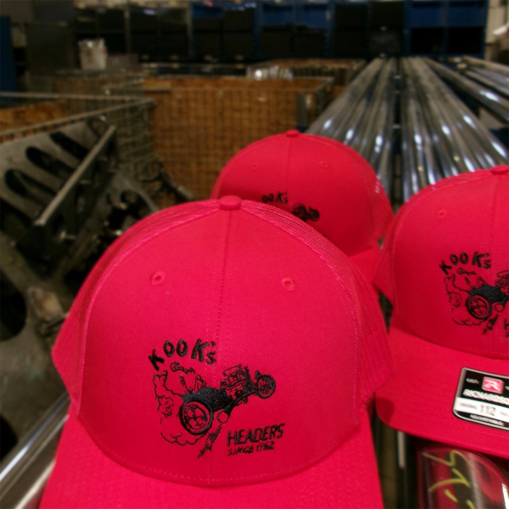 Kooks Custom Headers HT-100613 KOOKS Old School Logo Hat-Red Snapback