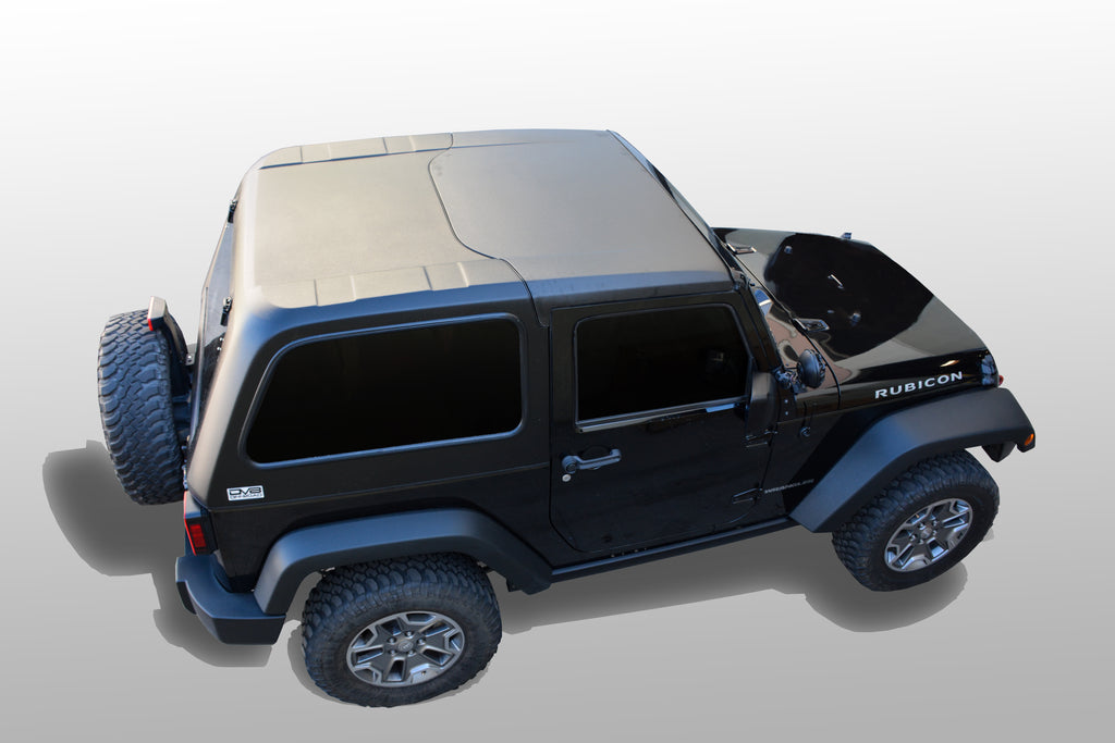 DV8 Offroad HT07FB22 Hard Top; Fastback for Select Jeep Wrangler, Jeep Wrangler JK